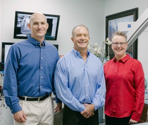 Dr. Christopher Lea, Dr. Michael Ferreira, & Dr. Kimberly Lindsey ofCoastal Endodontics